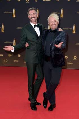 Jochen Schropp and Ross Antony at the German Television Award 2023 ceremony at MMC Studios Cologne, 28 09 2023 Foto:xF.xKernx xFuturexImagex fernsehpreis_3604