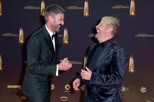 Jochen Schropp and Ross Antony at the German Television Award 2023 ceremony at MMC Studios Cologne, 28 09 2023 Foto:xF.xKernx xFuturexImagex fernsehpreis_3608