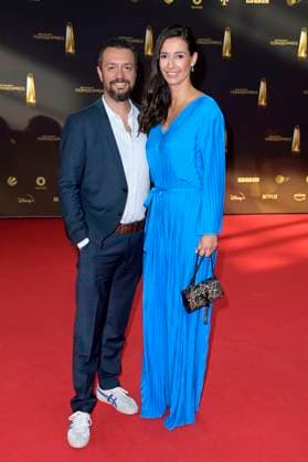 Pinar Atalay with husband Reha Omayer at the German Television Award 2023 ceremony at MMC Studios Cologne, 28 09 2023 Foto:xF.xKernx xFuturexImagex fernsehpreis_3658