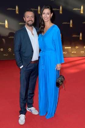 Pinar Atalay with husband Reha Omayer at the German Television Award 2023 ceremony at MMC Studios Cologne, 28 09 2023 Foto:xF.xKernx xFuturexImagex fernsehpreis_3659