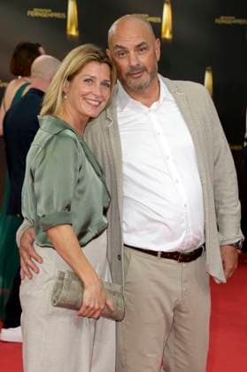 Valerie Niehaus and Manuel Graf at the German Television Award 2023 ceremony at MMC Studios Cologne, 28 09 2023 Foto:xF.xKernx xFuturexImagex fernsehpreis_3669
