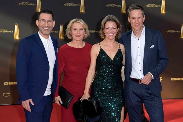 Till Nassif, Susan Link, Anna Planken and Sven Lorig at the German Television Award 2023 ceremony at MMC Studios Cologne, 28 09 2023 Foto:xF.xKernx xFuturexImagex fernsehpreis_3677