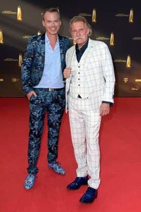 Christian Ehrlich and Ingo Lenßen at the German Television Award 2023 ceremony at MMC Studios Cologne, 28 09 2023 Foto:xF.xKernx xFuturexImagex fernsehpreis_3684
