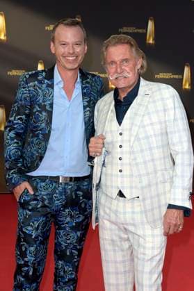 Christian Ehrlich and Ingo Lenßen at the German Television Award 2023 ceremony at MMC Studios Cologne, 28 09 2023 Foto:xF.xKernx xFuturexImagex fernsehpreis_3685