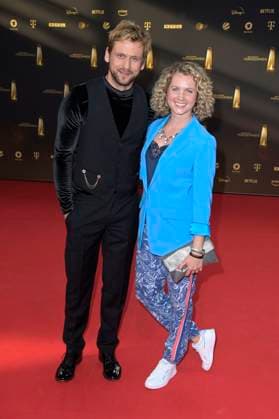 Steve Windolf and Cornelia Gröschel at the German Television Award 2023 ceremony at MMC Studios Cologne, 28 09 2023 Foto:xF.xKernx xFuturexImagex fernsehpreis_3689