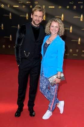 Steve Windolf and Cornelia Gröschel at the German Television Award 2023 ceremony at MMC Studios Cologne, 28 09 2023 Foto:xF.xKernx xFuturexImagex fernsehpreis_3690