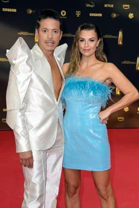 Jorge Gonzalez and Laura Wontorra at the German Television Award 2023 ceremony at MMC Studios Cologne, 28 09 2023 Foto:xF.xKernx xFuturexImagex fernsehpreis_3698