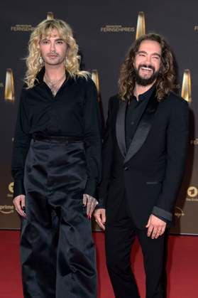 Bill Kaulitz with brother Tom Kaulitz at the German Television Award 2023 ceremony at MMC Studios Cologne, 28 09 2023 Foto:xF.xKernx xFuturexImagex fernsehpreis_3727