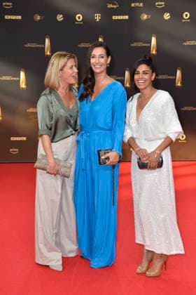 Valerie Niehaus, Pinar Atalay and Collien Ulmen Fernandes at the German Television Award ceremony on 28 09 2023 in Cologne German Television Award ceremony 2023 in Cologne