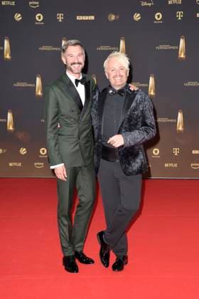 Jochen Schropp and Ross Antony at the award ceremony of the German Television Award on 28 09 2023 in Cologne German Television Award ceremony 2023 in Cologne