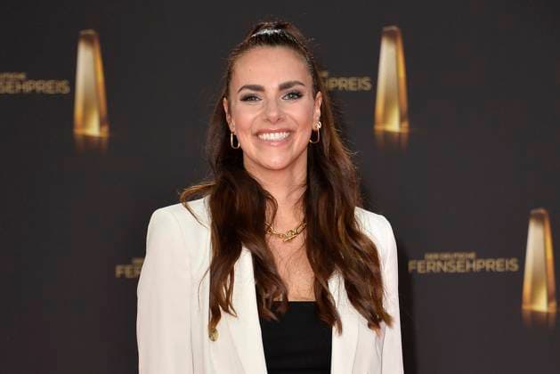 Esther Sedlaczek at the award ceremony of the German Television Award on 28 09 2023 in Cologne German Television Award 2023 in Cologne