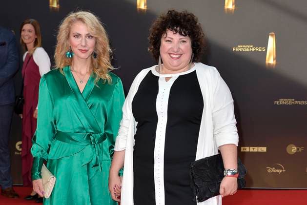 Meltem Kaptan and her sister Derya Kaptan at the award ceremony of the German Television Award on 28 09 2023 in Cologne German Television Award 2023 in Cologne