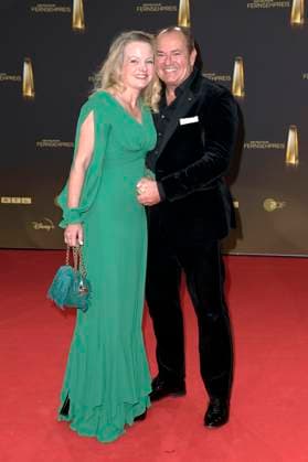 Wolfram Kons with wife Alexa Apermann at the German Television Award 2023 ceremony at MMC Studios Cologne, 28 09 2023 Foto:xF.xKernx xFuturexImagex fernsehpreis_3765