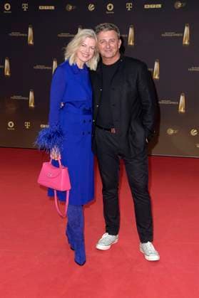 Hans Sigl with wife Susanne Sigl at the German Television Award 2023 ceremony at MMC Studios Cologne, 28 09 2023 Foto:xF.xKernx xFuturexImagex fernsehpreis_3825