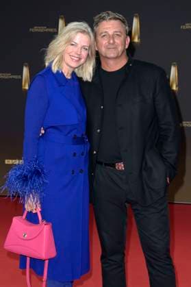 Hans Sigl with wife Susanne Sigl at the German Television Award 2023 ceremony at MMC Studios Cologne, 28 09 2023 Foto:xF.xKernx xFuturexImagex fernsehpreis_3826