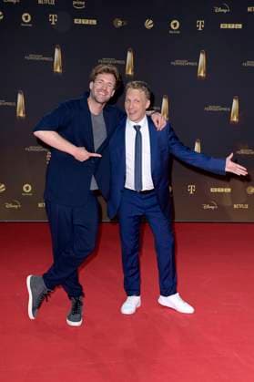 Luke Mockridge and Oliver Pocher at the German Television Award 2023 ceremony at MMC Studios Cologne, 28 09 2023 Foto:xF.xKernx xFuturexImagex fernsehpreis_3833