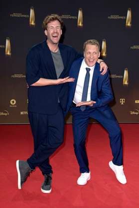 Luke Mockridge and Oliver Pocher at the German Television Award 2023 ceremony at MMC Studios Cologne, 28 09 2023 Foto:xF.xKernx xFuturexImagex fernsehpreis_3835