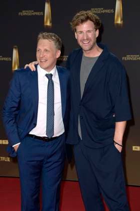 Oliver Pocher and Luke Mockridge at the German Television Award 2023 ceremony at MMC Studios Cologne, 28 09 2023 Foto:xF.xKernx xFuturexImagex fernsehpreis_3838