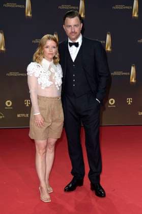 Karoline Schuch and Friedrich Mücke at the German Television Award 2023 ceremony at MMC Studios Cologne, 28 09 2023 Foto:xF.xKernx xFuturexImagex fernsehpreis_3846
