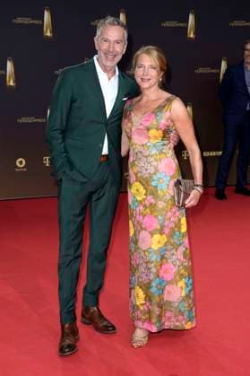 Dirk Steffens and Dr. Sabine Armsen at the German Television Award 2023 ceremony at MMC Studios Cologne, 28 09 2023 Foto:xF.xKernx xFuturexImagex fernsehpreis_3848