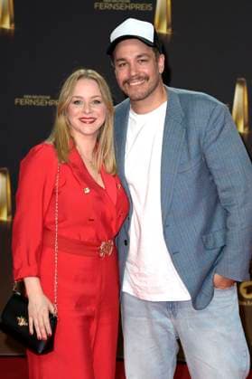 Jasmin Schwiers with husband Jan van Weyde at the German Television Award 2023 ceremony at MMC Studios Cologne, 28 09 2023 Foto:xF.xKernx xFuturexImagex fernsehpreis_3858