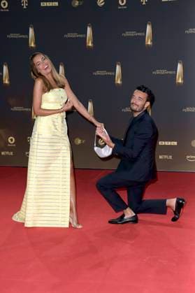 Giovanni Zarrella with wife Jana Ina Zarrella at the German Television Award 2023 ceremony at MMC Studios Cologne, 28 09 2023 Foto:xF.xKernx xFuturexImagex fernsehpreis_3863