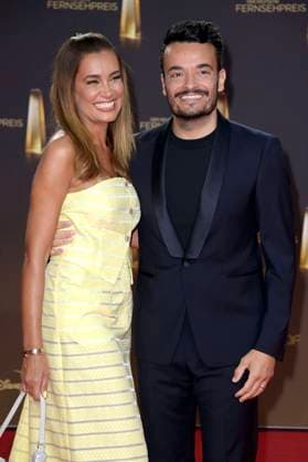 Giovanni Zarrella with wife Jana Ina Zarrella at the German Television Award 2023 ceremony at MMC Studios Cologne, 28 09 2023 Foto:xF.xKernx xFuturexImagex fernsehpreis_3870