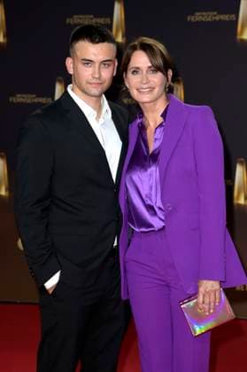 Anja Kling with son Tano Kling at the German Television Award 2023 ceremony at MMC Studios Cologne, 28 09 2023 Foto:xF.xKernx xFuturexImagex fernsehpreis_3895