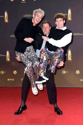 Emil Belton, Marc Hosemann and Oskar Belton at the German Television Award 2023 ceremony at MMC Studios Cologne, 28 09 2023 Foto:xF.xKernx xFuturexImagex fernsehpreis_3898