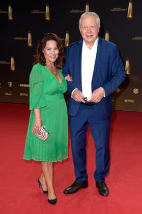 Tom Buhrow with partner Daniela Boff at the German Television Award 2023 ceremony at MMC Studios Cologne, 28 09 2023 Foto:xF.xKernx xFuturexImagex fernsehpreis_3899