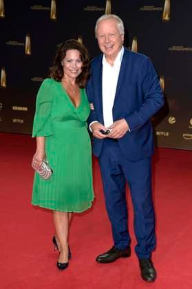 Tom Buhrow with partner Daniela Boff at the German Television Award 2023 ceremony at MMC Studios Cologne, 28 09 2023 Foto:xF.xKernx xFuturexImagex fernsehpreis_3900