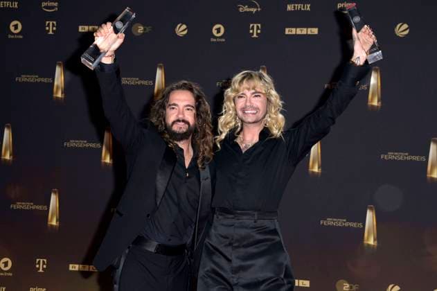 Tom Kaulitz and Bill Kaulitz at the German Television Award 2023 ceremony at MMC Studios Cologne, 28 09 2023 Foto:xF.xKernx xFuturexImagex fernsehpreis_3923