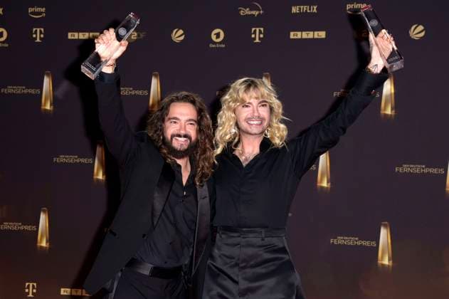 Tom Kaulitz and Bill Kaulitz at the German Television Award 2023 ceremony at MMC Studios Cologne, 28 09 2023 Foto:xF.xKernx xFuturexImagex fernsehpreis_3924
