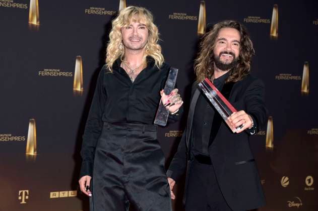 Bill Kaulitz and Tom Kaulitz at the German Television Award 2023 ceremony at MMC Studios Cologne, 28 09 2023 Foto:xF.xKernx xFuturexImagex fernsehpreis_3926