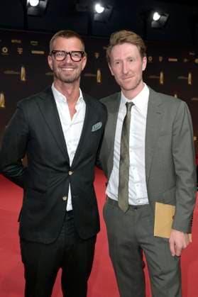 Joko Winterscheidt and Louis Klamroth at the German Television Award 2023 ceremony at MMC Studios Cologne, 28 09 2023 Foto:xF.xKernx xFuturexImagex fernsehpreis_3971