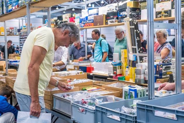 The Model Hobby Game Fair 2023 has begun at the Leipzig Exhibition Centre Numerous exhibitors from the field of board games, model making and handicrafts attract many visitors to the New Fair in the North of Leipzig Model Hobby Game 2023