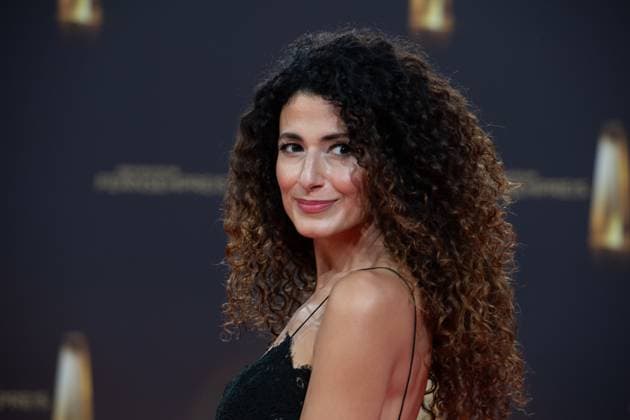 Marwa ELDESSOUKY, Journalist, Red Carpet, Red Carpet Show, Arrival, Arrival, German Television Award, German Television Award 2023, German Television Award 2023 at MMC Studios Cologne, on 28 09 2023