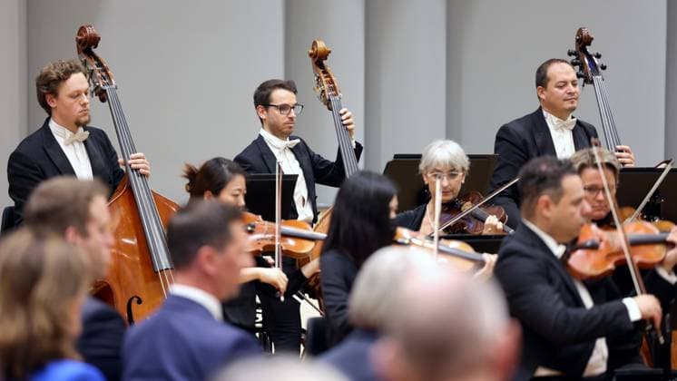 Official Opening Opening , new rehearsal hall, new rehearsal house, House of Music of the Philharmonic Orchestra of South Westphalia South Westphalia in the Oranienstrasse in Siegen Philharmonic Orchestra of South Westphalia House of Music on 28 09 2023 in Siegen Germany USE ONLY EDITORIAL