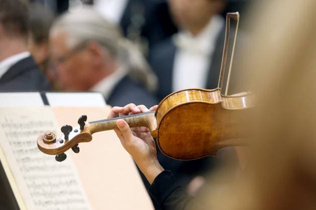 Official Opening Opening , new rehearsal hall, new rehearsal house, House of Music of the Philharmonic Orchestra of South Westphalia South Westphalia in the Oranienstrasse in Siegen Philharmonic Orchestra of South Westphalia House of Music on 28 09 2023 in Siegen Germany USE ONLY EDITORIAL