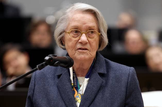 Barbara Lambrecht Schadeberg, Official Opening Opening , new rehearsal hall, new rehearsal house, House of Music of the Philharmonic South Westphalia South Westphalia in the Oranienstrasse in Siegen Philharmonic South Westphalia House of Music on 28 09 2023 in Siegen Germany USE ONLY EDITORIAL