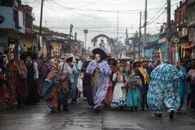 September 29, 2023: Traditional dance in honor of San JeroÂ³nimo in Coatepec, Veracruz - ZUMAqp1_ 20230929_zip_qp1_001 Copyright: xHectorxAdolfoxQuintanarxPerezx