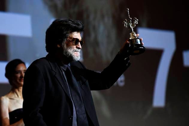 Victor Erice receiving the Donostia Award for Lifetime Achievement at the 71 San Sebastian International Film Festival Festival Internacional de Cine de San Sebastian at the Victoria Eugenia San Sebastian Theater, Foto:xC.xNiehausx xFuturexImagex erice_3903