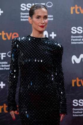 September 30, 2023, San Sebastian, Spain: Maria Pombo attends the Red Carpet La Mesias during the 71st San Sebastian International Film Festival at Kursaal Palace. San Sebastian Spain - ZUMAs197 20230930_aab_s197_041 Copyright: xNachoxLopezx
