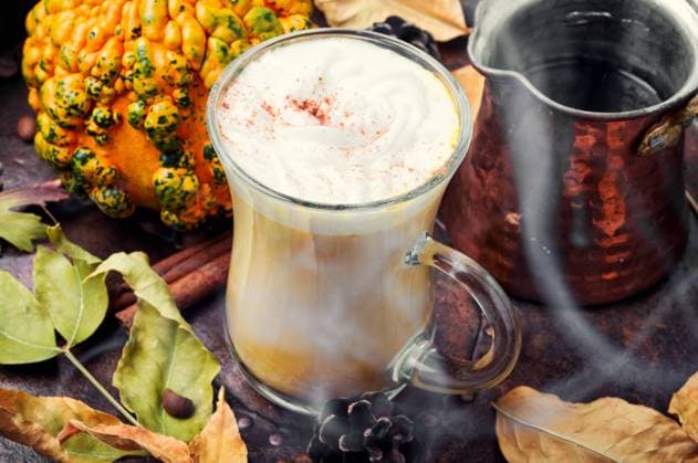Pumpkin spice coffee with whipped cream.Autumn coffee.Coffee drink. , 27140550.jpg, coffee, pumpkin, latte, squash, autumn, cappuccino, drink, beverage, fall, cinnamon, still life, vintage, leaf, yellow, leaves, creamy, season, mug, aroma, retro, american, seasonal, foliage, aromatic, autumnal, october, rustic, hot, cream, vegetable, tasty, cocktail, yellow leaves, cup, milk, morning, cafeteria, coffeecup, november, september, cosy, RECORD DATE NOT STATED