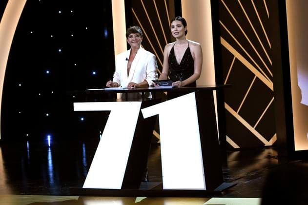 Eva Hache and Loreta Mauleon at the award ceremony at the 71 International Film Festival San Sebastian Festival Internacional de Cine de San Sebastian at the Kursaal San Sebastian, 30 09 2023 Foto:xC.xNiehausx xFuturexImagex preisverleihung_3902