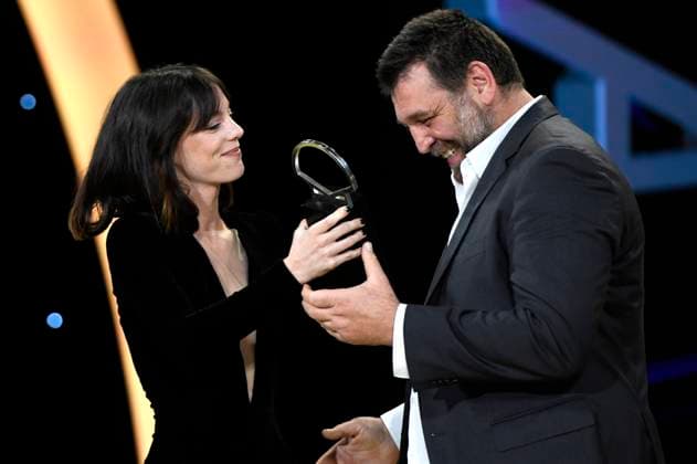 Vicky Luengo and Hovik Keuchkerian at the award ceremony at the 71 International Film Festival San Sebastian Festival Internacional de Cine de San Sebastian at the Kursaal San Sebastian, 30 09 2023. Foto:xC.xNiehausx xFuturexImagex preisverleihung_3906