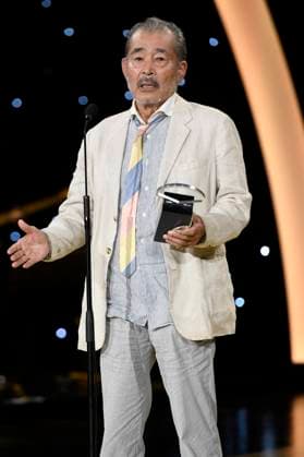 Tatsuya Fuji at the awards ceremony at the 71 San Sebastian International Film Festival Festival Internacional de Cine de San Sebastian at the Kursaal San Sebastian, 30 09 2023 Foto:xC.xNiehausx xFuturexImagex preisverleihung_3916
