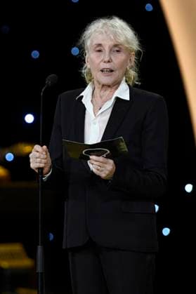 Claire Denis at the award ceremony at the 71 International Film Festival San Sebastian Festival Internacional de Cine de San Sebastian at the Kursaal San Sebastian, 30 09 2023 Foto:xC.xNiehausx xFuturexImagex preisverleihung_3933