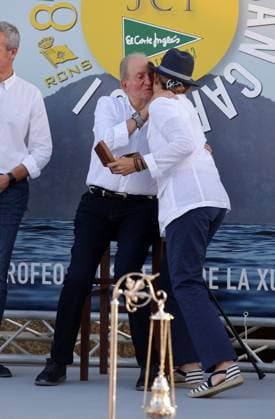 Awards ceremony of the 8th edition of the King Juan Carlos Regattas King Juan Carlos and Infanta Elena de Borbon during the awards ceremony of the 8th edition of the King Juan Carlos Regattas, on October 1, 2023, in Sanxenxo, Pontevedra, Galicia, Spain. Photo by JosÃ Ramon Hernando Europa Press ABACAPRESS.COM Sanxenxo Spain  Copyright: xEuropaxPress ABACAx 870020_006 EuropaxPress ABACAx 870020_006