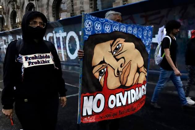 October 2, 2023, Mexico City, Mexico: Survivors of the Tlatelolco massacre, students and citizens at the march of the 55th anniversary of the State crime in the Plaza of the Three Cultures during their mobilization in Mexico City. on October 2, 2023 in Mexico City, Mexico Mexico City Mexico - ZUMAe321 20231002_zia_e321_035 Copyright: xLuisxBarronx